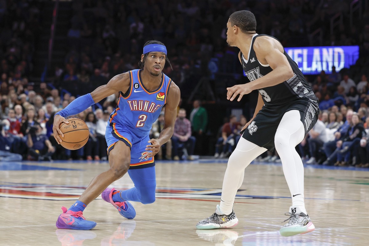 Shai Gilgeous-Alexander, OKC Thunder, San Antonio Spurs